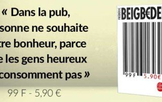 Critique du livre 99 F 5,90 € de Frédéric de Frédéric Beigbeder