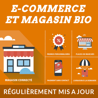 Annonce dossier e-commerce et magasin bio